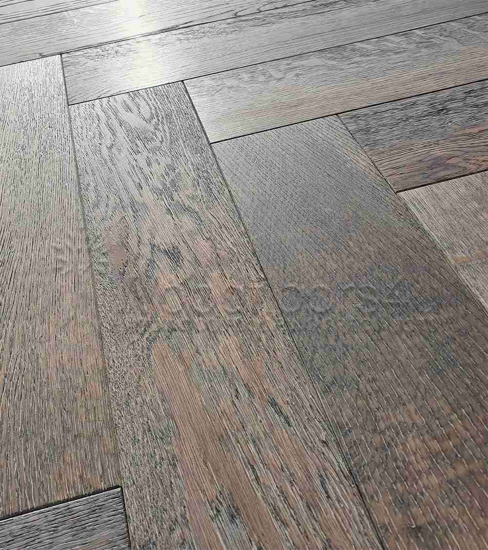 Stone Oak Wax Oiled Parquet Flooring 90 x 4/18 x 400mm - Image 2