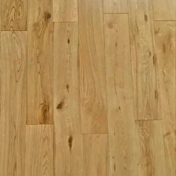 Close-up of Natural Oak UV Lacquered Wood Flooring showing texture and finish