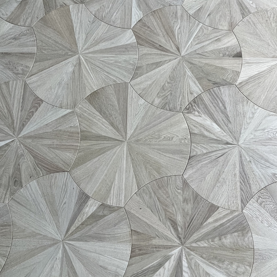 Geometric Lotus Unfinished Oak Parquet Flooring - 4/16mm - Image 3