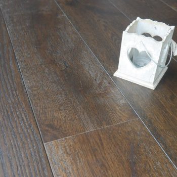 Double Smoked Oak Brushed & Oiled 14mm Random Length Engineered Wood Flooring