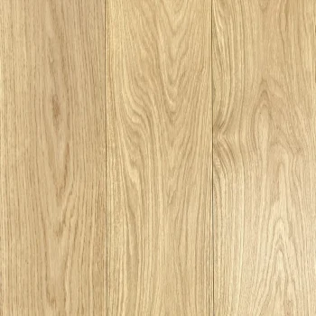 Close-up of Prime Natural Oak Brushed & Matt Lacquered Wood Flooring surface and grain texture