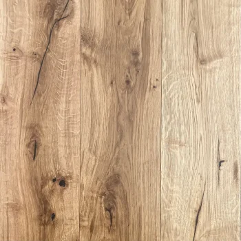 Close-up view of Rustic Oak brushed and oiled flooring showing rich grain patterns and natural rustic texture
