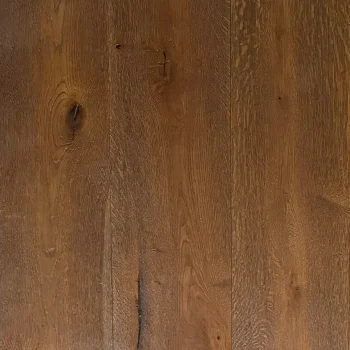 Close-up of Heritage XL Ditorian Oak Brushed & Wax Oiled flooring showing natural oak finish and texture