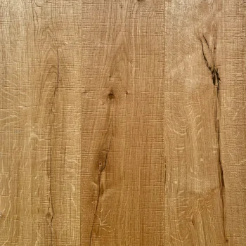 Close-up of Premium Engineered Natural Oak Flooring showing bandsawn texture and brushed-oiled finish