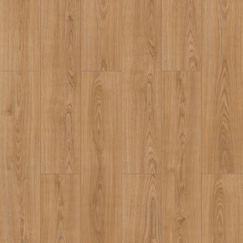 Desert Oak laminate flooring plank 12mm with wood-effect finish and quick-click design