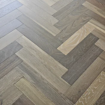 Eco Range Parquet Iceberg Oak Engineered Wood Flooring 90 x 2/14 x 450mm