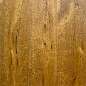 Close-up of Heritage XL Ditorian Oak flooring showing brushed texture and natural wax oiled finish