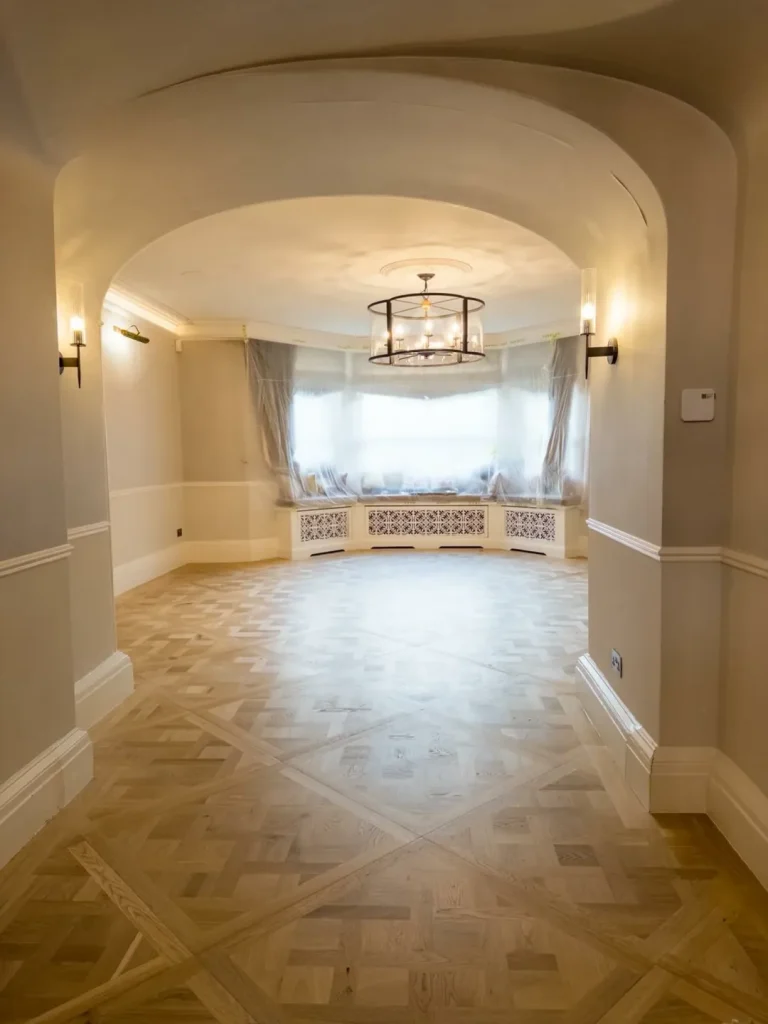 Treatex Hardwax Oil on wood floor for a smooth clear finish